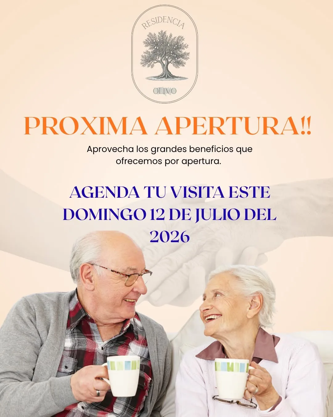 Anuncio de apertura de Residencia Olivo