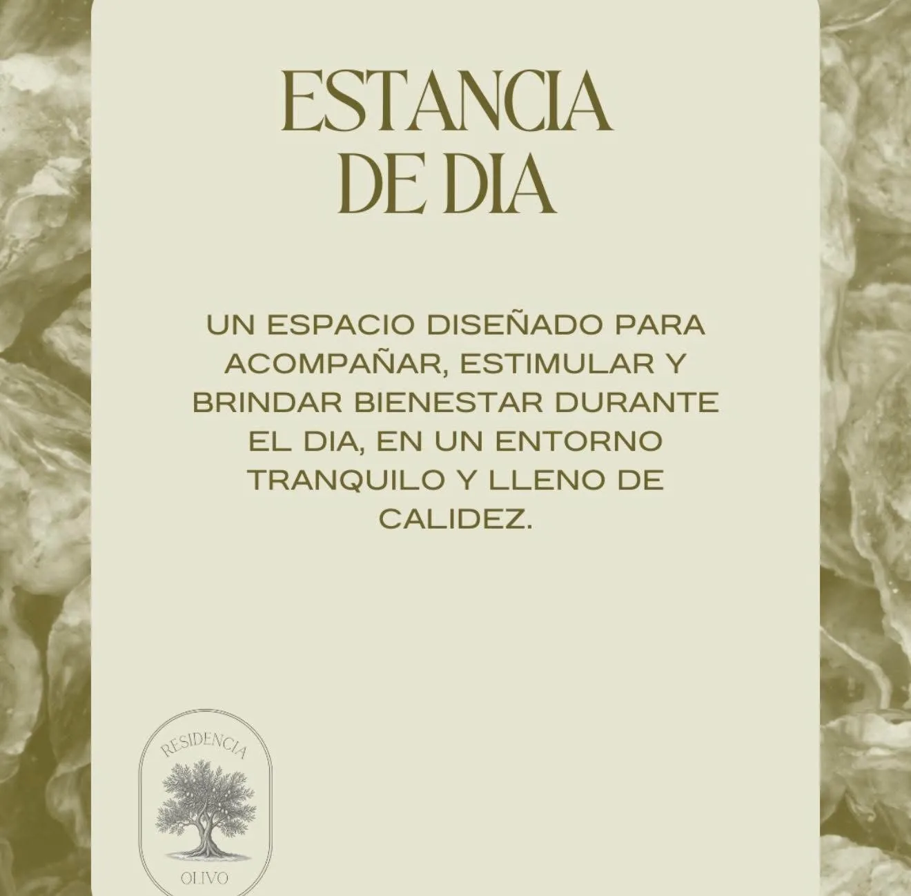Información sobre estancia de día